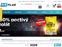 Tablet Screenshot of fitplus.sk